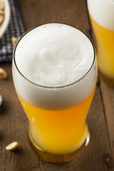 Resfreshing Golden Lager Beer