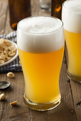 Resfreshing Golden Lager Beer