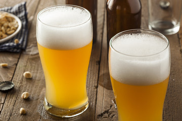 Resfreshing Golden Lager Beer