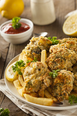 Homemade Breaded Fried Oysters