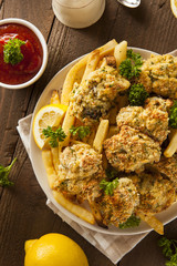 Homemade Breaded Fried Oysters