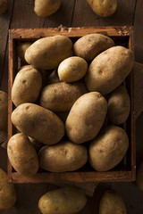 Organic Raw Brown Potatoes