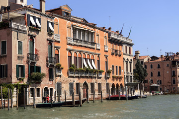 Venedig - Canal Grande mit Gebäuden