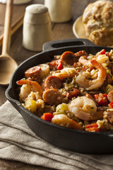 Spicy Homemade Cajun Jambalaya