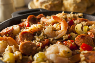 Spicy Homemade Cajun Jambalaya