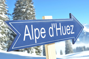 Alpe d'Huez arrow