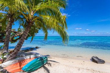 Plage polynésienne