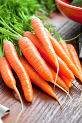 Frische Karotten 