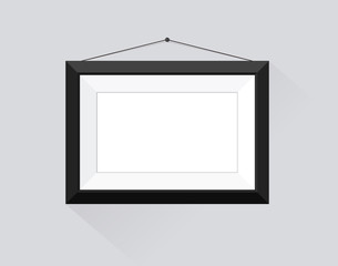 Frame with black border for business exhibition portfolio.