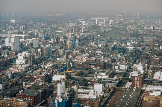 Ludwigshafen Mannheim Altrip Basf Lufaufnahme Pfalz