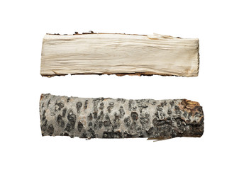 Naklejka premium Firewood isolated