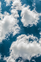 blue sky with clouds