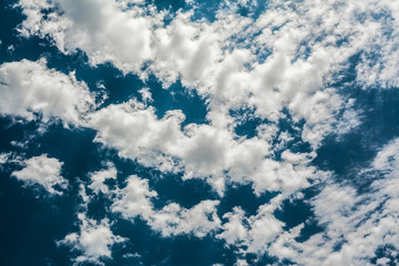 blue sky with clouds