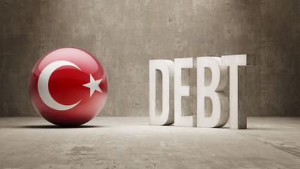Turkey. Debt  Concept