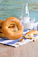Donut on a napkin