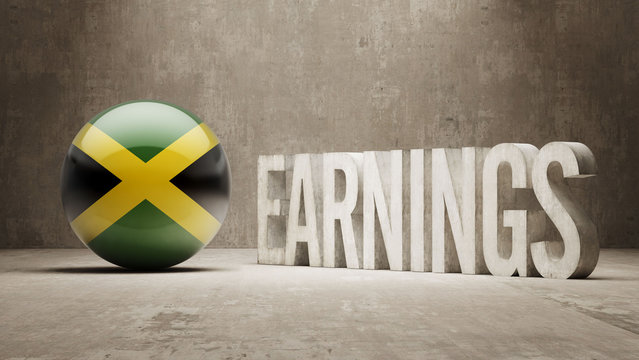 Jamaica Earnings Concept