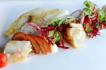 Grilled scallop