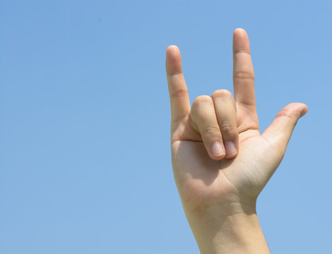 Love hand sign