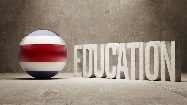 Costa Rica. Education Concept