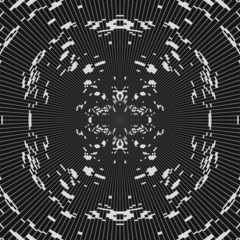 Black and white seamless abstract texture