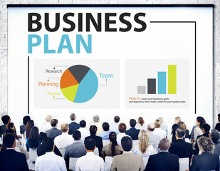 Business Plan Planning Strategy Conference Seminar Concept