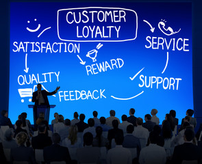 Customer Loyalty Satisfaction Support Strategy Concept