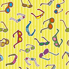 Glasses and sunglasses pattern