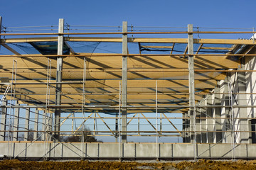 Usine en construction