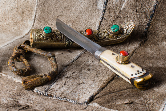 Yakutia (tibet) retro knife, 19th century