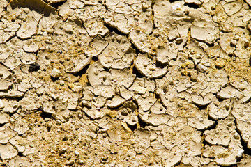 Cracked land