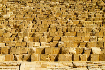 Pyramid stone blocks