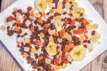 Dry fruit plate
