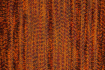 terracotta striped fabric as background