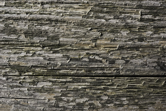 Texture di legno invecchiato con segni di stacco