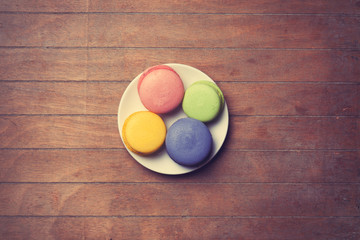 macarons on a plate