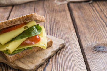 Fresh made Sandwich (with Cheese)
