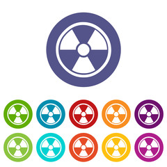 Nuclear flat icon