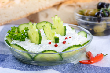 Portion frisches Zaziki