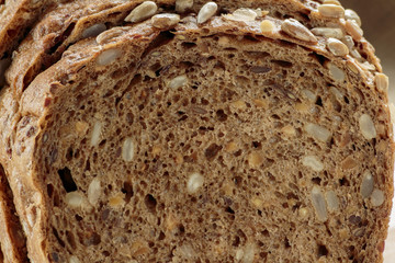 Rye bread with sunflower seeds