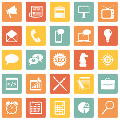 Vector Set of Advertising Icons