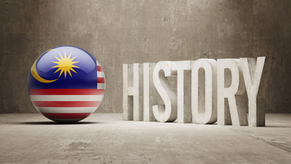 Naklejka premium Malaysia. History Concept.
