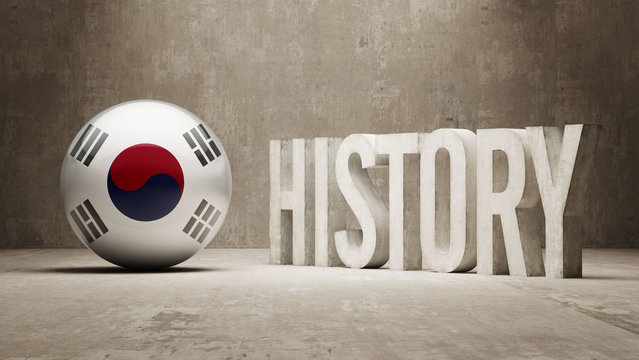 South Korea. History  Concept.