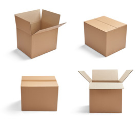 box package delivery cardboard carton