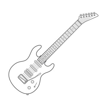 Electric Guitar Outline Images – Browse 10,715 Stock Photos, Vectors, and  Video | Adobe Stock