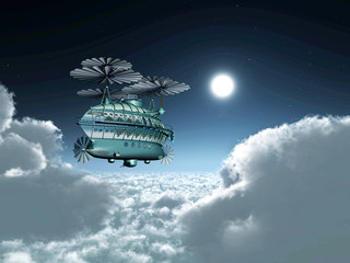 Fantasy Airship © Michael Rosskothen