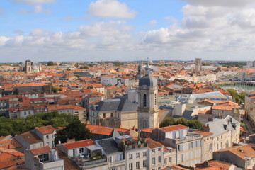 Naklejka na ściany i meble La Rochelle vue d'en haut
