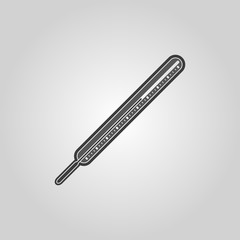The medical thermometer icon.