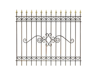 Decorative fence for the park, garden and at home.