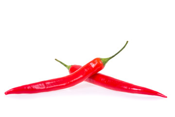 Two chili peppers