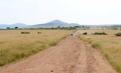 Obraz premium A track to Game Hunt, Kenya, Africa